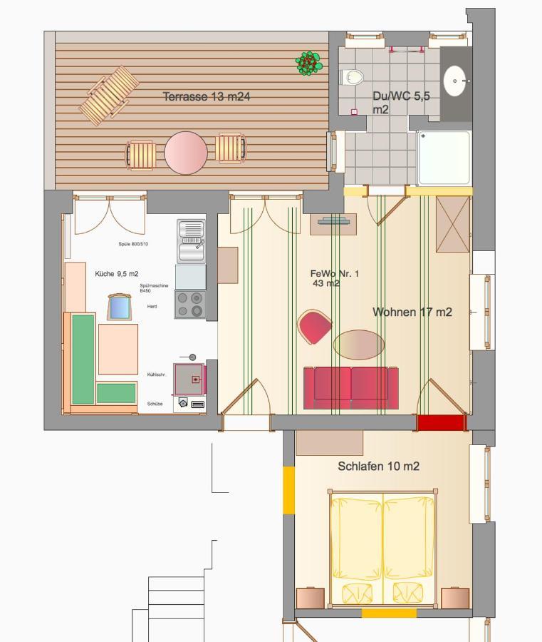 Gaestehaus Johanna 바트비제 외부 사진